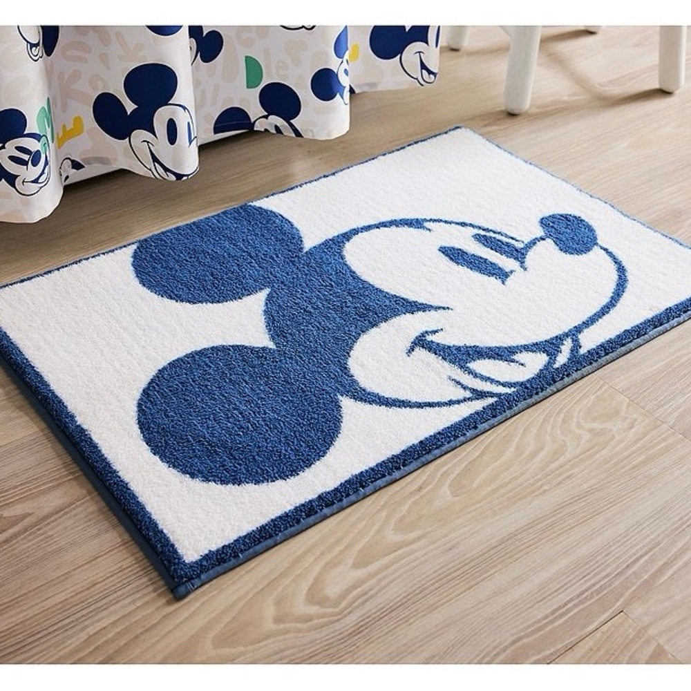 Blue and White Mickey Mouse Rug - Picture 3 of 10